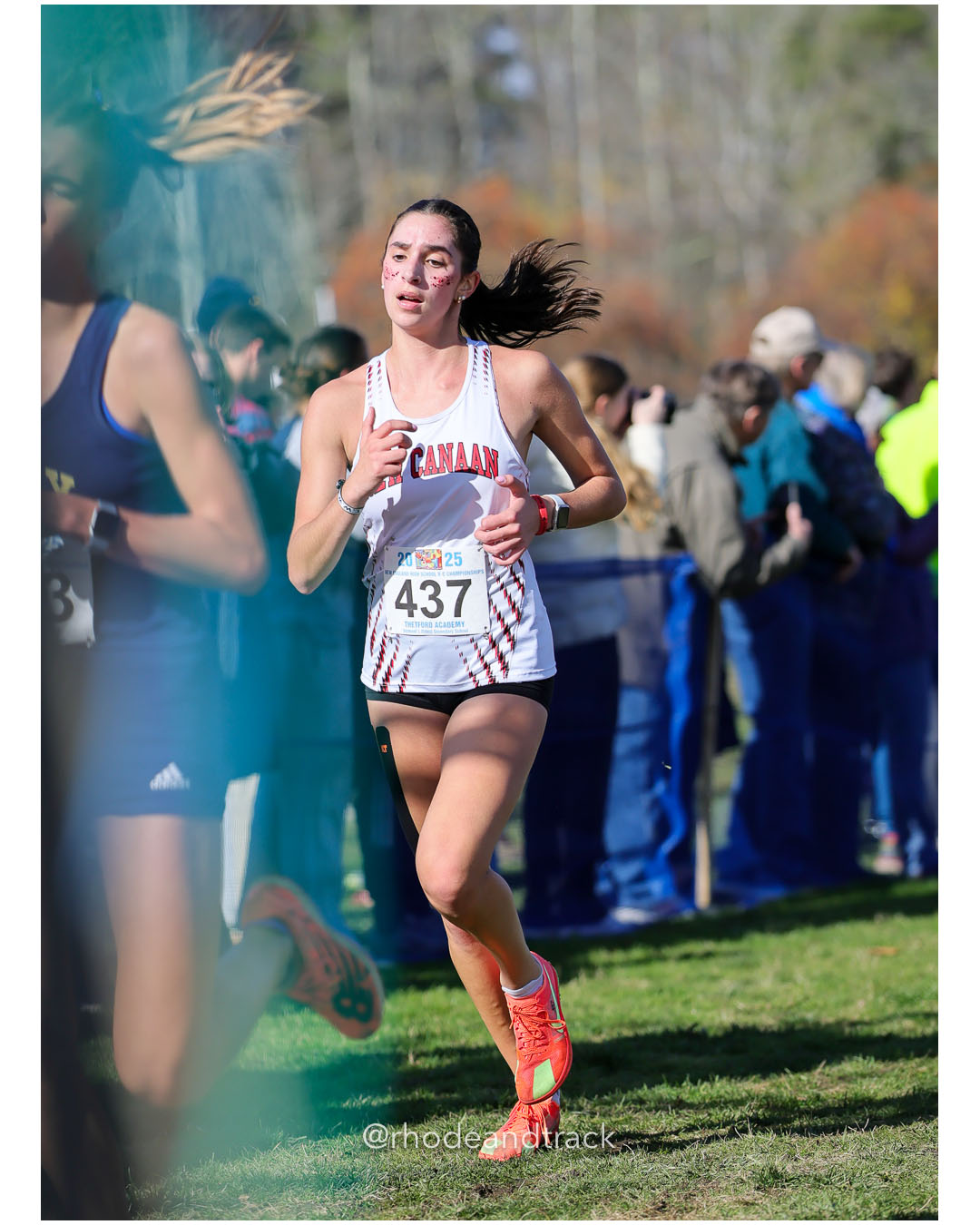 Grace Pellicci, New Canaan High School, P188, 22:48.45 - New England Cross Country State Championship - Thetford Vt - November 8, 2025 File: ./dir-1-Girls-Championship/251108-2025-New England-Cross-Country-Championships-Thetford-VT-361-296A6214.jpg Grace Pellicci, New Canaan High School, P188, 22:48.45 - New England Cross Country State Championship - Thetford Vt - November 8, 2025 – 20…